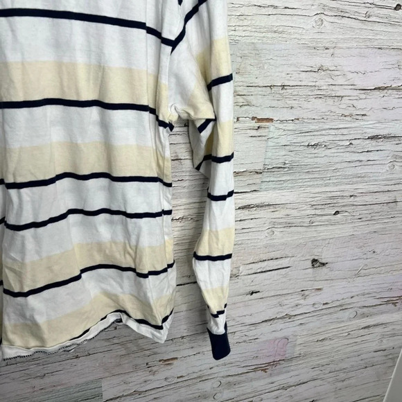 Urban outfitters white yellow striped long sleeve size small - Picture 3 of 9